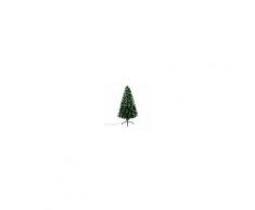Homcom Albero di Natale Artificiale 120cm in PVC 130 Luci a LED Verde