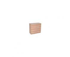 Homcom Cassettiera con 4 Cassetti in Legno, 72x33.5x67cm