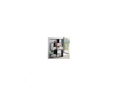 Homcom Mobile a Scaffali Libreria 5 Livelli in Legno, Nero, 120x28.6x160cm