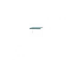 Outsunny Tenda da Sole da Esterno Avvolgibile a Parete Impermeabile Verde Scuro, 3x2.5m