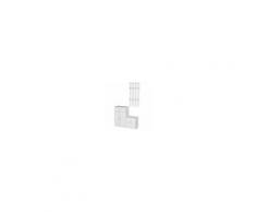 Homcom Mobile per Ingresso con Scarpiera e Appendiabiti in Legno Bianco, 100x32x187cm