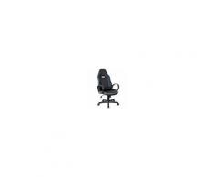 Vinsetto Sedia da Ufficio e Gaming con Rivestimento in Pelle PU Premium Design Ergonomico Nera e Blu