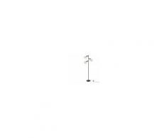 HOMCOM Lampada da terra a forma di ramo con 3 paralume regolabile base in acciaio nero