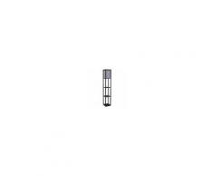 Homcom Lampada da Terra Moderna con Libreria 3 Livelli Nero 26 x 26 x 160 cm