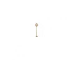 HOMCOM Lampada da terra paralume girevole moderna per casa legno Ф38 x 160cm