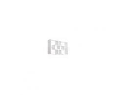 Homcom Moderna Libreria a Parete in Legno Bianco 85 x 47.5 x 14.5 cm