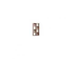 Homcom Libreria Scaffale 4 Livelli Color Legno Naturale 61,5x29,5x122,5cm