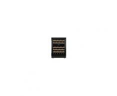 Dunavox Cantina Linea Exclusive 2 temp. porta full glassnera man. inox - classe A, 46 bottiglie