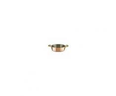 Paderno Casseruola Bassa in rame Serie 15500 con due maniglie, diam.20cm