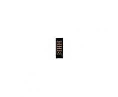 Dunavox Cantina Linea Exclusive porta full glass nera e maniglia inox - zoccolo rientr., 19 bottiglie