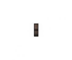 Dunavox Cantina Linea Exclusive 2 temperat. porta full glass nera maniglia tasca , 166 bottiglie