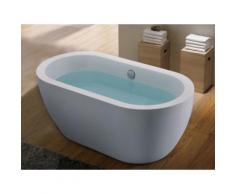 Vasca da bagno freestanding 149x75xH58 cm 178L Bianco - ADRINA