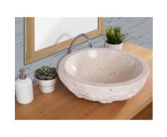 Lavabo in marmo LIME - Colore crema