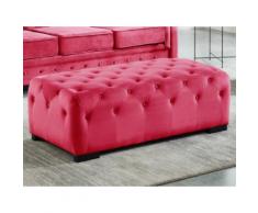 Panca in velluto MALONE - Fucsia