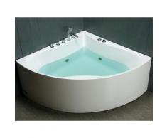 Vasca idromassaggio angolare AGYNESS - 263L - 135x135xH57 cm