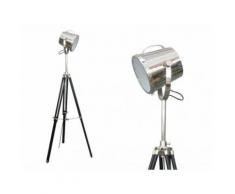 Lampada da terra CINEMA in ferro con treppiede - 160 cm