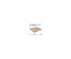 ErgoRelax Rete per materasso a 18 doghe in faggio Con Tripla Barra Centrale 140x195 cm. 100% Made in Italy