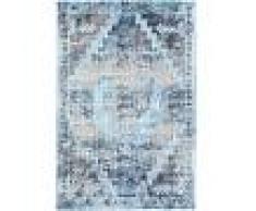 RugVista Tappeto Vintage Zultani 240X340 Shabby Chic/Overdyed Moderno Azzurro/Grigio Chiaro