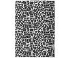 RugVista 150X210 Tappeto Moderno Terrazzo Blu Scuro/Grigio Scuro