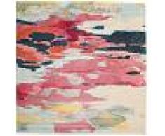RugVista 200X200 Tappeto Moderno Disa Quadrato Grigio Chiaro/Rosa