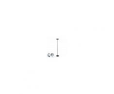 Trio Leuchten Lampada da terra nera dimmerabile a 3 livelli con LED e dimmer tattile - Pondi