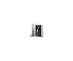 Costway Armadio appendiabiti in tessuto pieghevole con tubo in metallo 74x50x172cm Nero