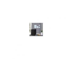 Costway Cassettiera con 3 cassetti da ufficio Mobiletto metallo con 5 ruote e 2 chiavi 50x38x65cm Nero