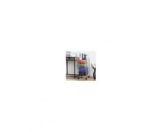 Costway Carrello cassettiera multiuso con 6 cassettiera in plastica con ruote Carrello per cucina 37x74x32cm Multicolore