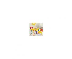 Costway Set tavolo con 2 sedie per bambini in PE+PP Set di mobili per bimbi multifunzionale colorato