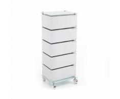 Cassettiera con ruote BOBO XL, bianco