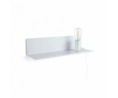 Lampada / mensola / comodino MAGIC SHELF bianco