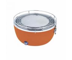 Barbecue elettrico portatile, arancio