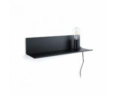 Lampada / mensola / comodino MAGIC SHELF nero
