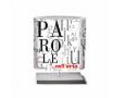 Artempo Castor e Pollux Serie Print TL S - Lampada comodino - Words