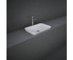 Rak Variant Lavabo Rettangolare Incasso 55x36 Bianco Alpino Codice Prod: Vardi55500awha