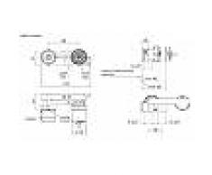 Scelto Da Desivero Kit Incasso Corpo Lavabo A Parete Cromo Ingresso Acqua Calda E Fredda 1/2" Codice Prod: Dsv17325