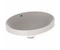 Geberit Variform 500.708.01.2 Lavabo Incasso Ovale 50x40 Soprapiano Bianco Codice Prod: 500.708.01.2