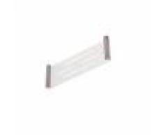 Stilhaus Saturno Mensola Con Ripiano In Plexiglass 30 Cm Acciaio Satinato Codice Prod: 000st1754