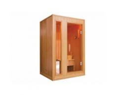 Sauna Finlandese Tradizionale 2 posti Gamma Prestige L120xP105xH190 cm - MALMÖ II
