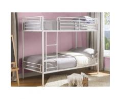 Letto a castello 2x90x190 cm Bianco - DUOTIS II