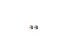 QAZQA Set di 2 lampade da parete in acciaio con LED IP44 - Theo Round