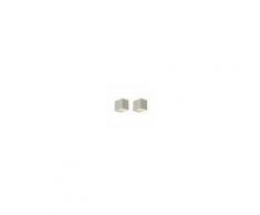 QAZQA Set di 2 lampade da parete moderne in acciaio IP44 - Baleno I