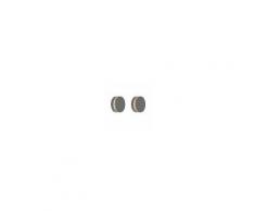 QAZQA Set di 2 lampade da parete antracite con LED IP44 - Theo Round