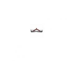 Rastrello Aeratore Doppi Denti Acciaio Zincato Lunghezza 35 Cm
