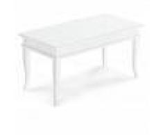Milani Home DOMINICK - tavolino bacheca in legno massello piano in legno 100 x 50
