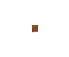 Milani Home JAYCOB - comodino in legno massello 60 x 35 x 64