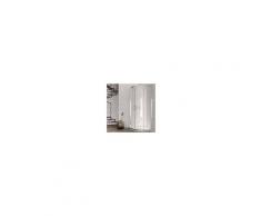 WEISS STERN Box doccia semicircolare 80x80 in cristallo da 6 mm trasparente scorrevole