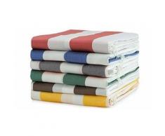 Tenda da sole rigata: Marrone / 140 x 250 cm / 1 tenda