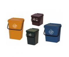 Secchio per rifiuti Art Plast: Verde / 22,5 x 24 x 20,5 cm - capacità 7 L