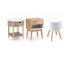 Comodino-tavolino: Spok Wood